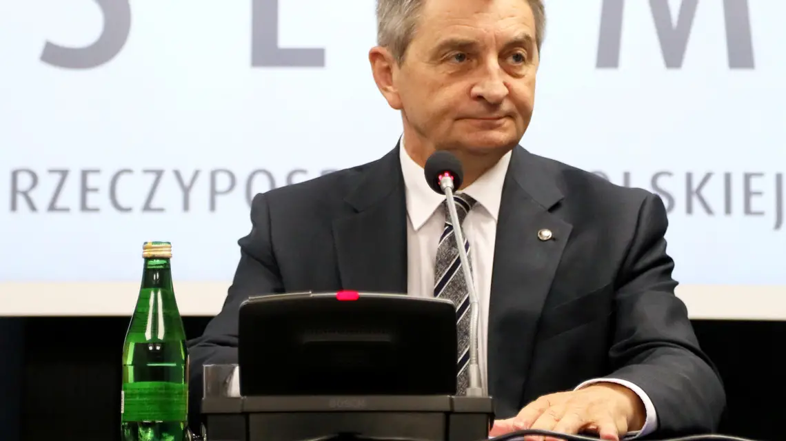 Marek Kuchciński składa oświadczenie na temat lotów rządowymi samolotami, Warszawa, 5 sierpnia 2019 r. / / Jakub Kaminski/East News
