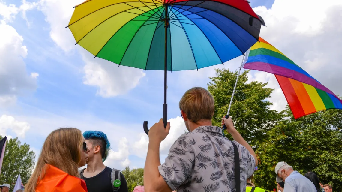 Marsz Równości w Radomsku, sierpień 2019 r. /  / Fot. Adam Staskiewicz/East News