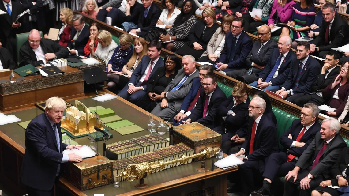 Posiedzenie Izby Gmin, Londyn, 25 września 2019 r. / / FOT. AFP PHOTO / Jessica Taylor /UK Parliament / EASTNEWS
