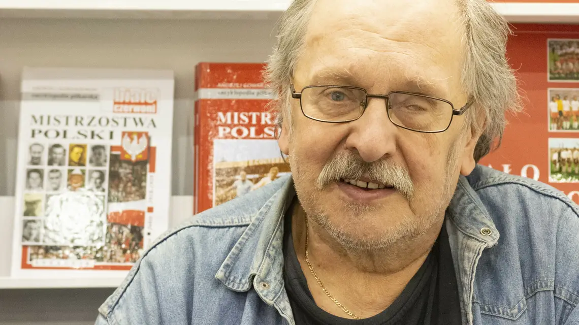Andrzej Gowarzewski podczas Śląskich Targów Książki, Katowice, grudzień 2019 r. / Fot. Michał Dubiel / Reporter / East News / 