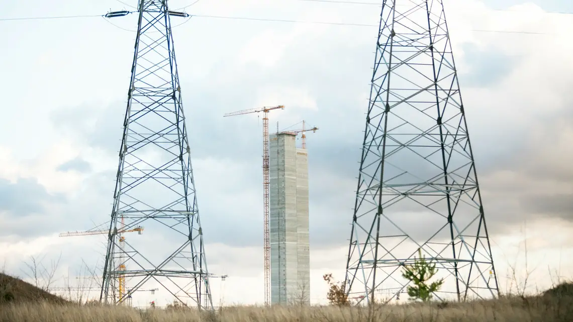 Elektrownia Ostroleka grupy Energa S.A. Blok energetyczny. 2 lutego 2020 r. / Fot. Jaroslaw Sender / 