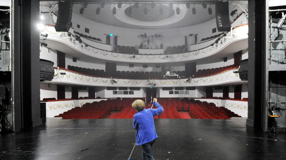Teatr Dramatyczny, Warszawa, 12 marca 2020 r. / fot. Tomasz Urbanek / / East News