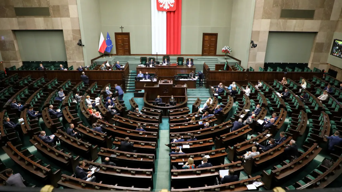 16. posiedzenie Sejmu IX kadencji, 14 sierpnia 2020 r. / Fot. Jakub Kaminski/East News / 