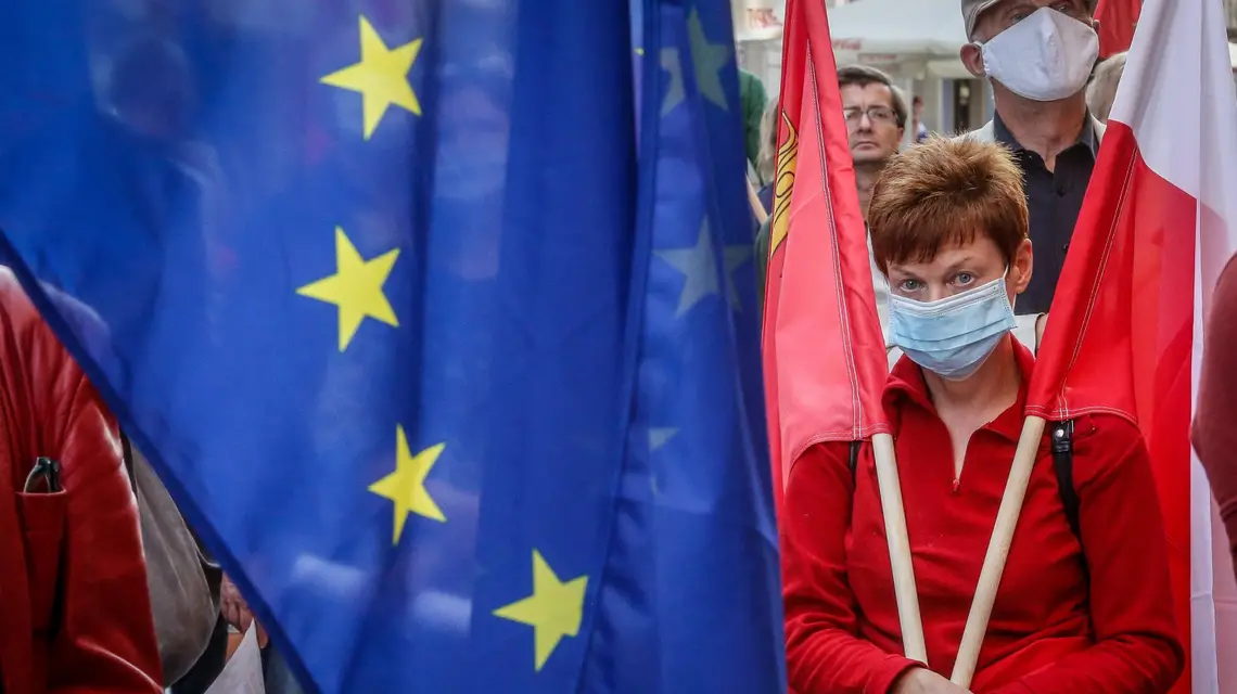 Wiec dla demokracji w Gdańsku, wrzesień 2020 r. Fot. KAROLINA MISZTAL / REPORTER / 