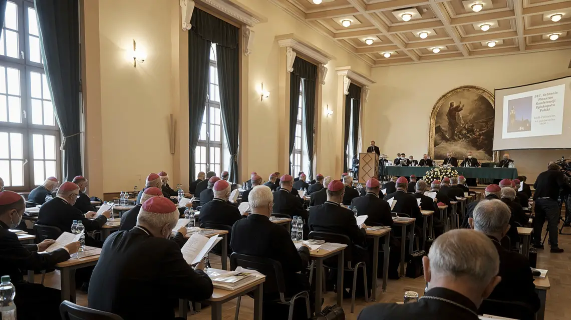 Zebranie Plenarne Konferencji Episkopatu Polski, Wyższe Seminarium Duchowne w Łodzi, październik 2020 r. / FOT. Julian Sojka/East News / 