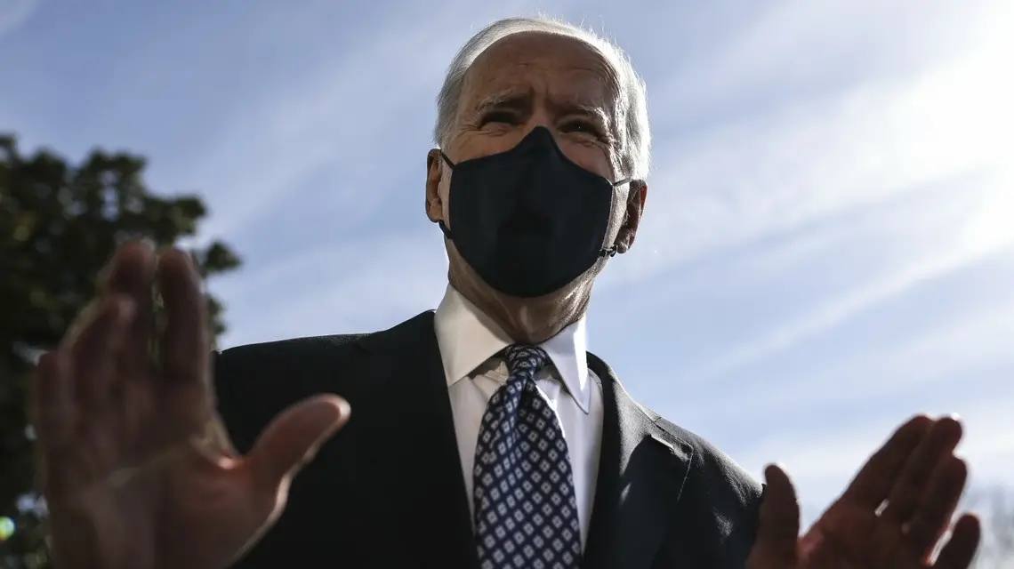 Prezydent USA Joe Biden, 19 marca 2021 r. Fot. Rex Features/East News / 