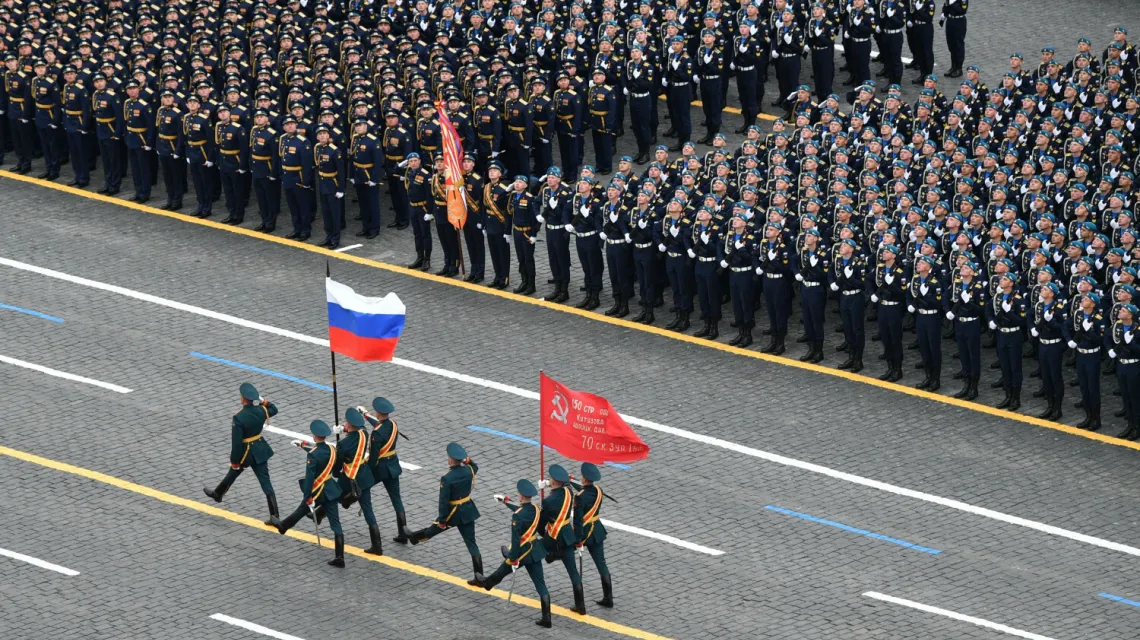  Defilada wojskowa z okazji Dnia Zwycięstwa w Moskwie, 9 maja 2021. Evgeny Biyatov/SPUTNIK Russia/East News / 