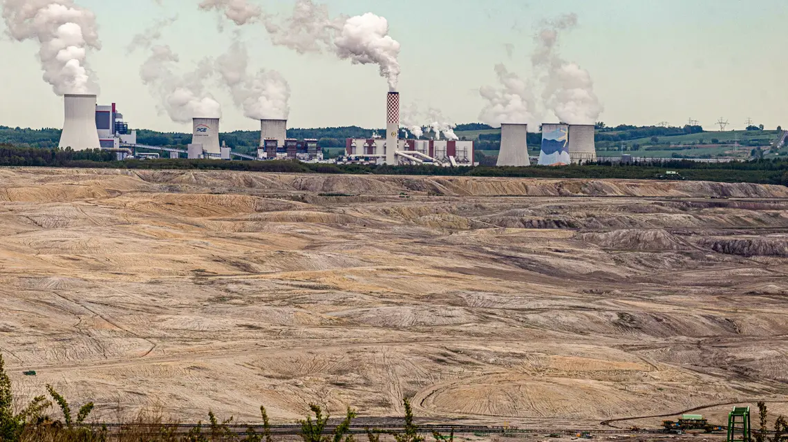 Kopalnia węgla i elektrownia Turów, maj 2021 r. / FOT. Krzysztof Kaniewski/REPORTER / 