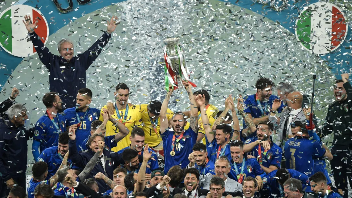 Mistrzowie Europy, reprezentacja Włoch, 11 lipca 2021 r. / Fot. Andrea Staccioli / Insidefoto / Sipa / East News / 