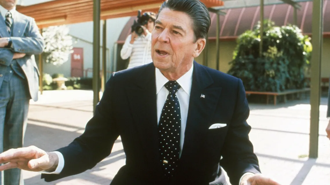Ronald Reagan w 1975 r. Fot. Courtesy Everett Collection/Everett Collection/East News / 