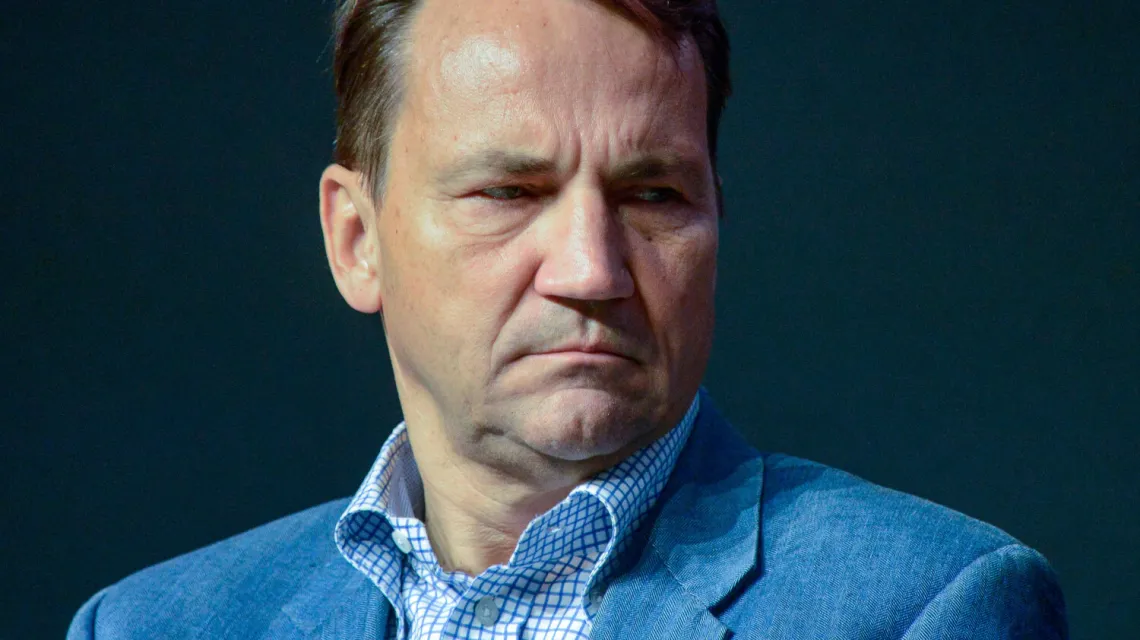Radosław Sikorski, wrzesień 2021 r. /  / fot. PIOTR KAMIONKA / REPORTER