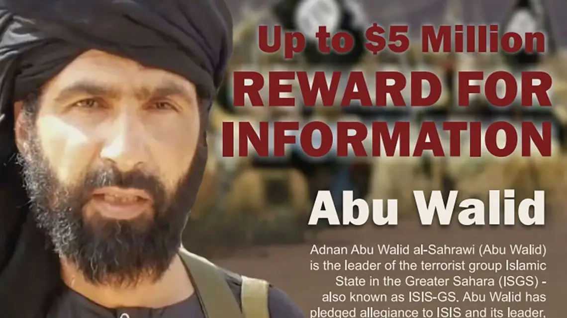 Adnan Abu Walid al-Sahrawi, przywódca saharyjskiej filii Państwa Islamskiego, był poszukiwany od dawna. / fot. Rewards For Justice/Associated Press/East News / 
