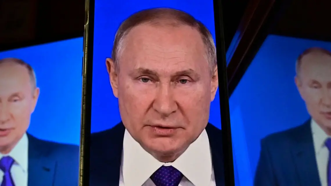 Doroczna konferencja prasowa Władimira Putina / fot. YURI KADOBNOV/AFP/East News / 