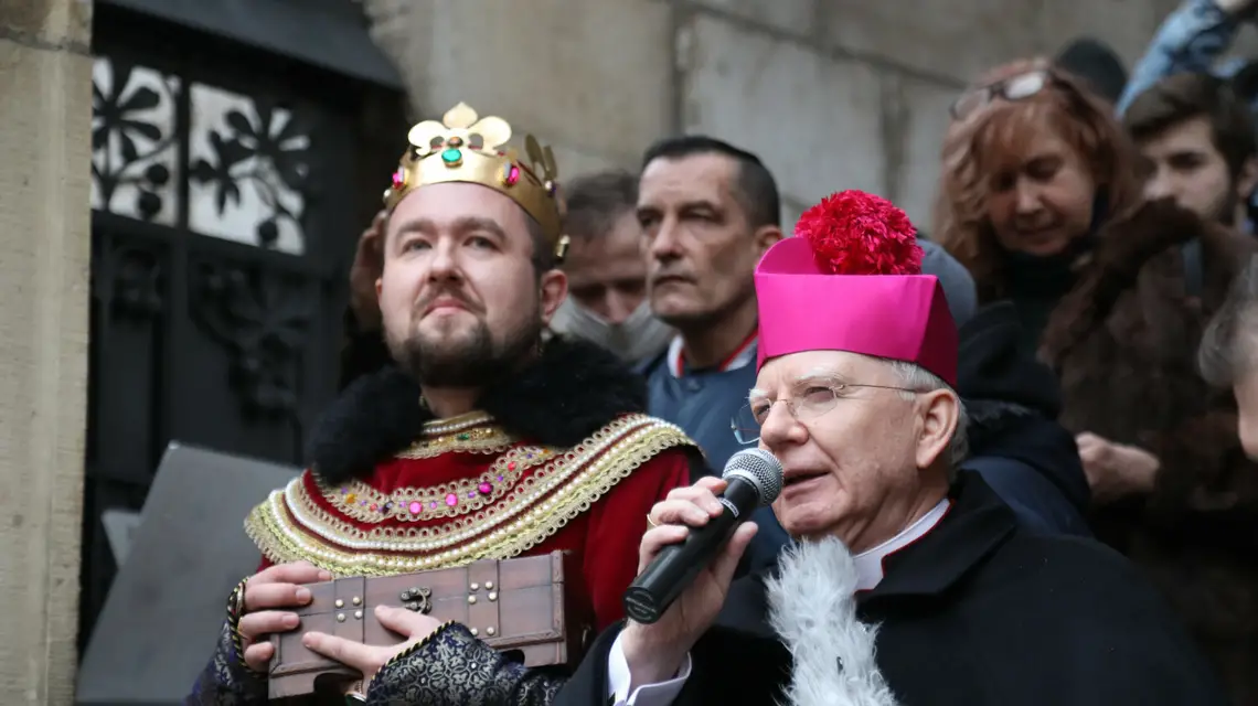 Abp Marek Jędraszewski podczas Święta Trzech Króli w Krakowie / fot. Jan Graczynski/East News / 