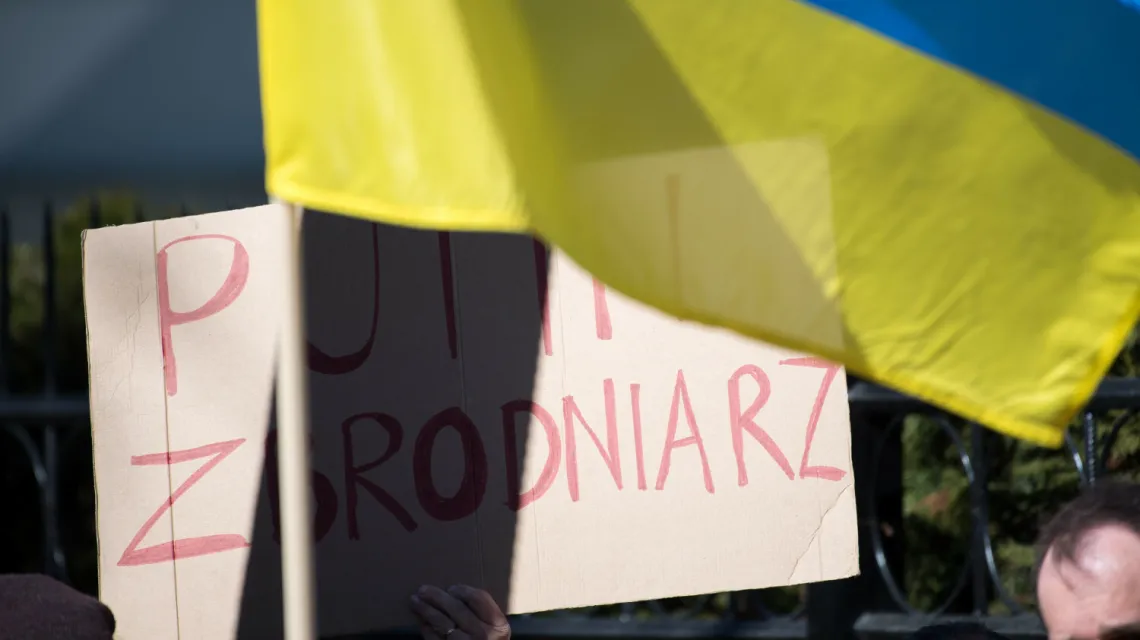 Marsz wsparcia dla Ukrainy, Gdańsk, 26 marca 2022 r. / FOT. WOJCIECH STROZYK/REPORTER / 