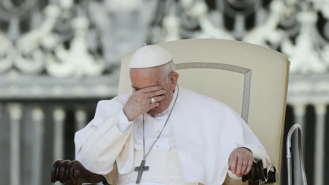 Papież Franciszek, 15 czerwca 2022 r. / Nur Photo/East News / 
