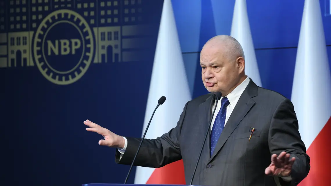 Konferencja prezesa NBP Adama Glapińskiego, Warszawa, 8 września 2022 r. / fot. JACEK DOMINSKI/REPORTER / 