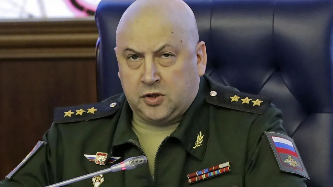 Generał Siergiej Surowikin / /  FOT. Pavel Golovkin/Associated Press/East News