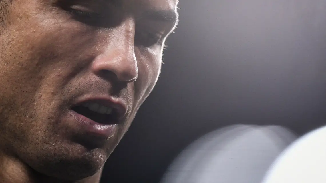 Cristiano Ronaldo podczas rozgrzewki przed meczem Manchester United-Tottenham, 19 października 2022 r. / Fot. Oli Scarff / AFP / East News / 