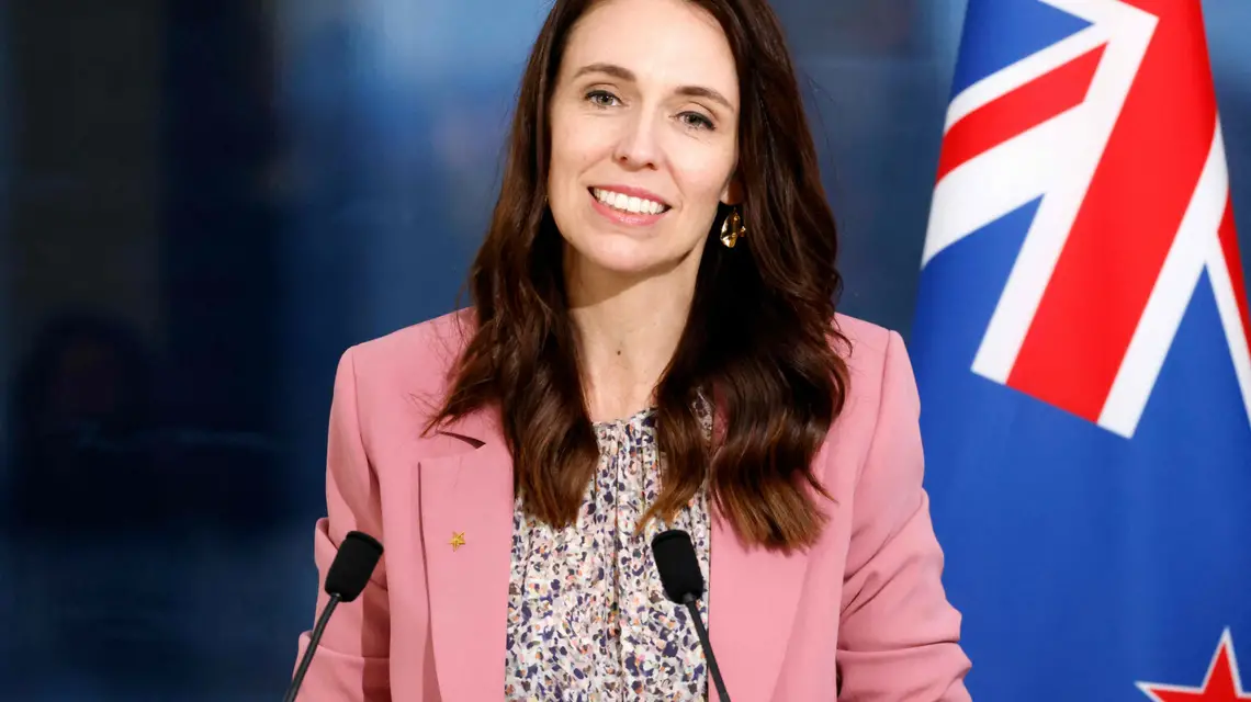 Jacinda Ardern podczas konferencji prasowej na szczycie ONZ. Nowy Jork, sierpień 2022 r. / fot. LUDOVIC MARIN/AFP/East News / 