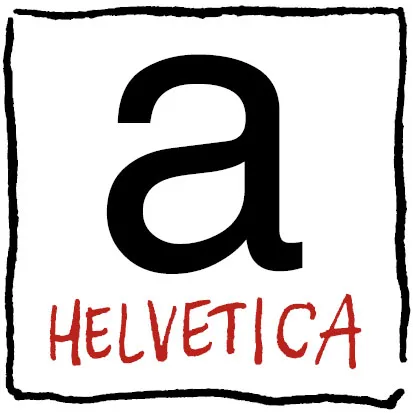 Helvetica /rys. Marcin Wicha / 