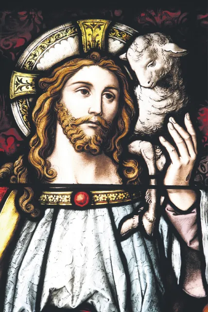 "Jezus – dobry pasterz", witraż w kościele sw. Marii, Nowy Jork 2006 r. / fot. DELISS / GODONG / CORBIS / 