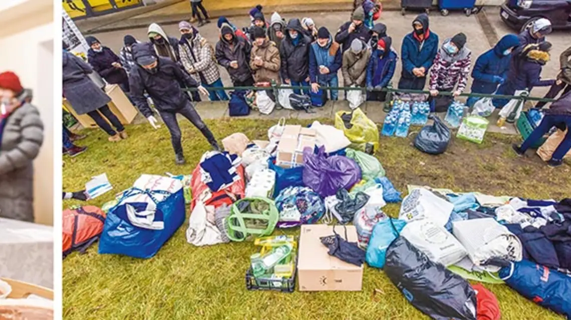 S. Aldona Skrzypiec i Food Not Bombs / JACEK TARAN x2