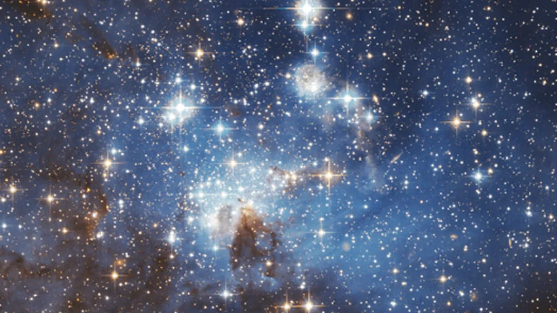 Powstaje nowa gwiazda w Wielkim Obłoku Magellana - widok przez teleskop Hubble'a / © NASA, ESA and The Hubble Heritage Team (STSCI/AURA)-ESA/Hubble Collaboration / 