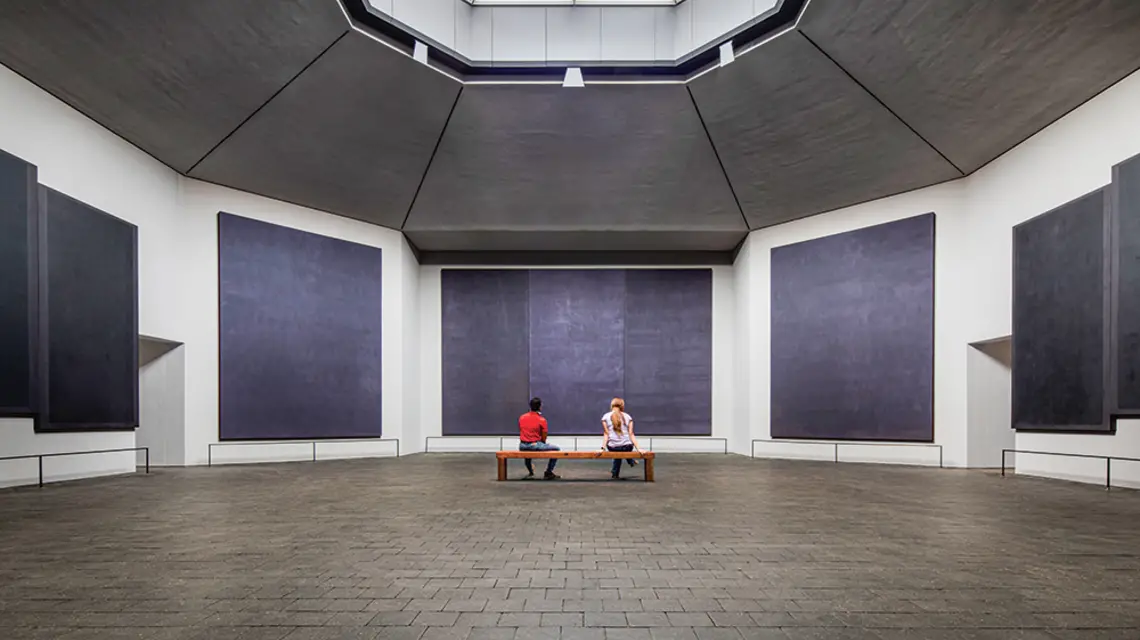 Wnętrze Rothko Chapel. 10 lipca 2020 r. / PAUL HESTER / MATERIAŁY PRASOWE