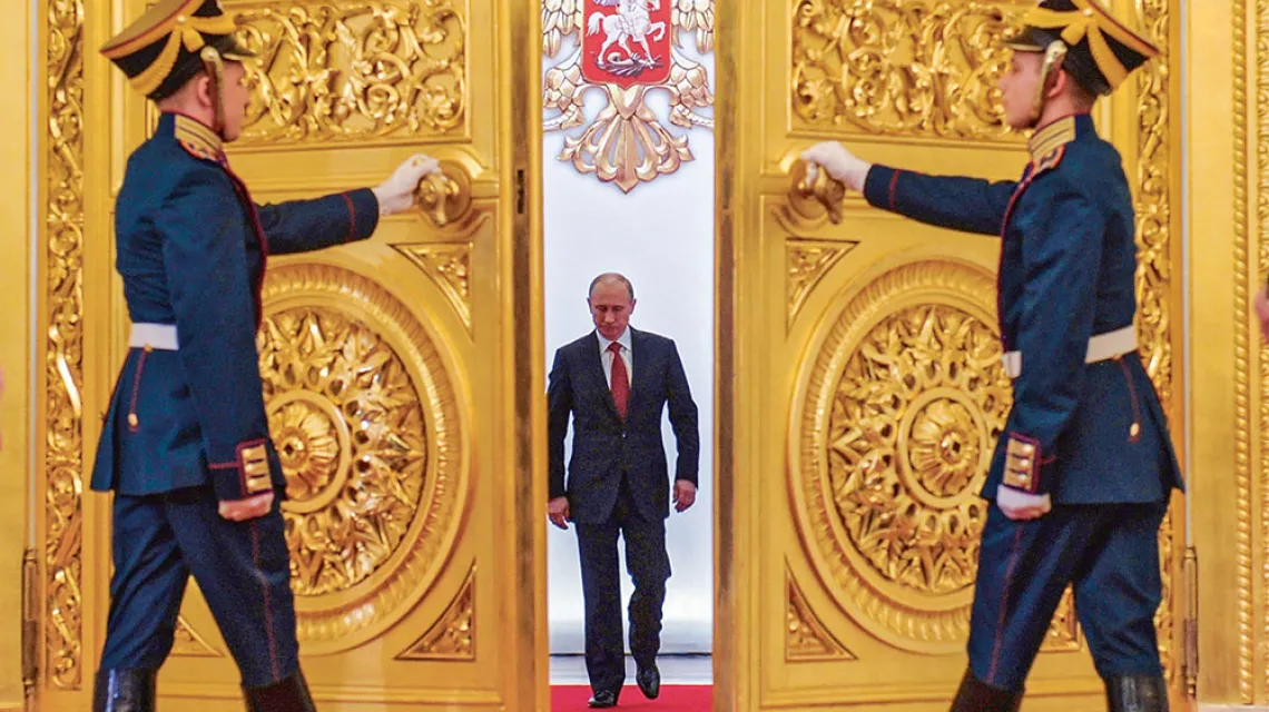 Inauguracja kolejnej kadencji prezydenckiej,  Kreml, Moskwa, maj 2012 r. / ALEXEI DRUZHININ / SPUTNIK / EAST NEWS