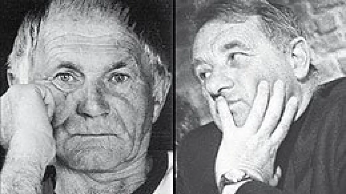 Bohumil Hrabal (1914-1997) i ks. Józef Tischner (1931-2000) / 