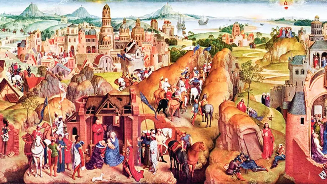 Hans Memling „Siedem radości Marii”, olej na desce, 1480 r. / WIKIPEDIA / DOMENA PUBLICZNA