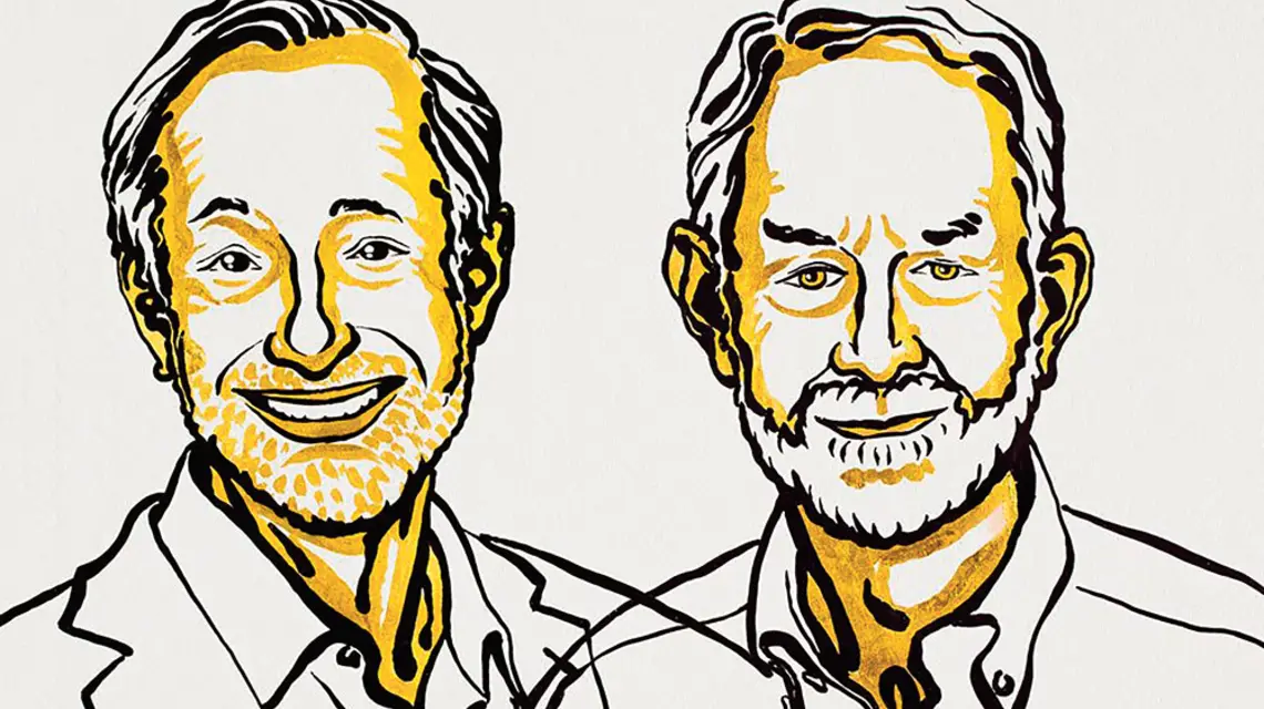 Paul R. Milgrom i Robert B. Wilson / NIKLAS ELMEHED / NOBEL MEDIA