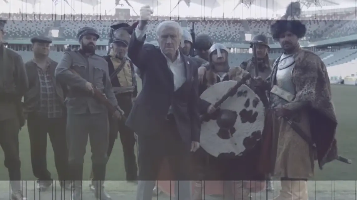 Scena z filmu "Ducha walki nam nie zabraknie!" kampanii #RespectUs / Youtube.com / 