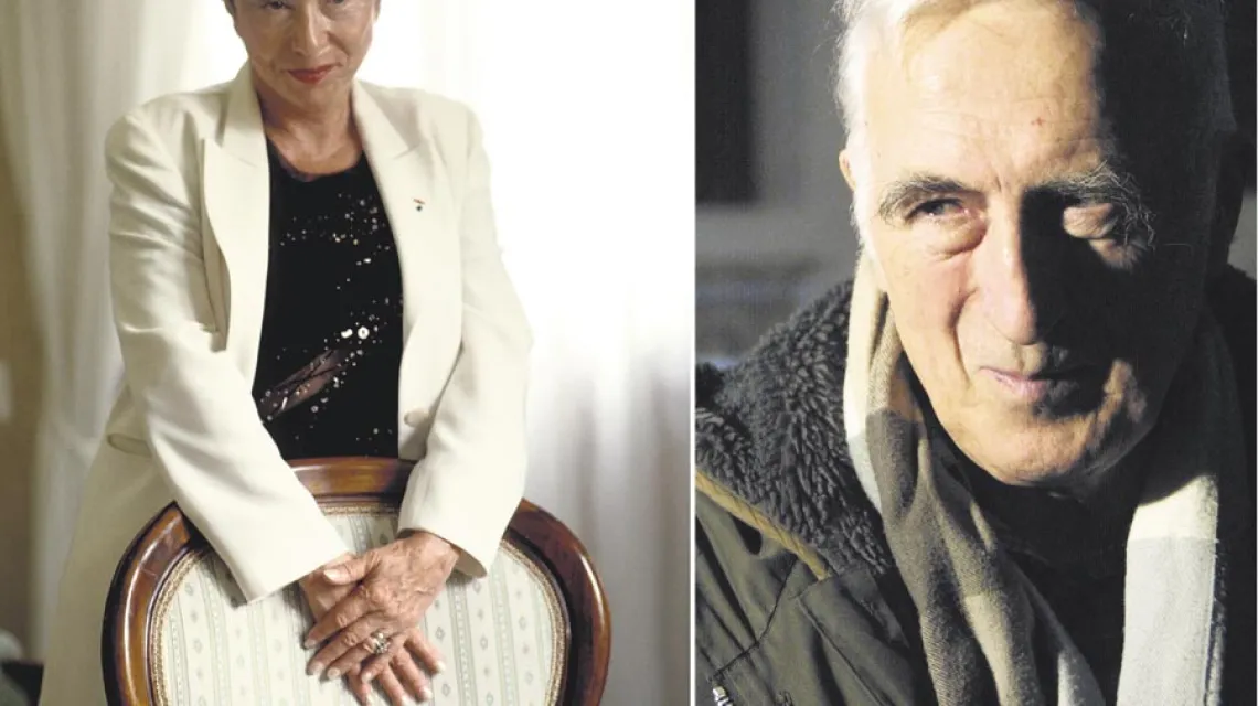 Julia Kristeva i Jean Vanier / fot. Leemage / East News | fot. Grzegorz Kozakiewicz