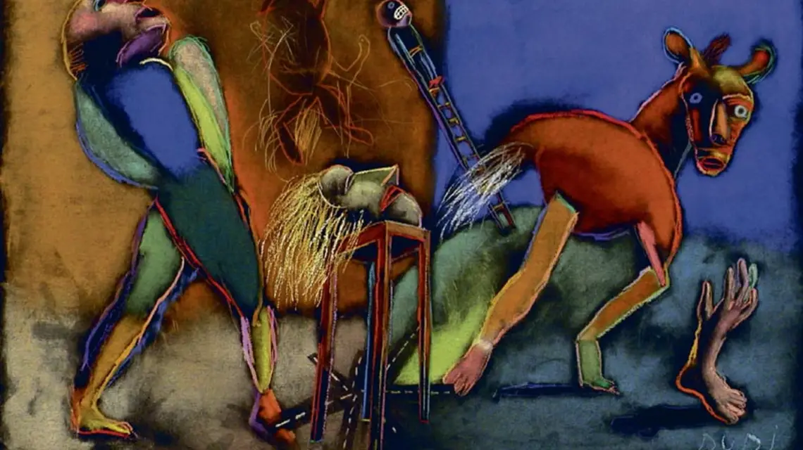  / ryc. Andrzej Dudziński, z cyklu hiszpańsko-włoskiego / Dibujos italo-españoles, 1996-2000
