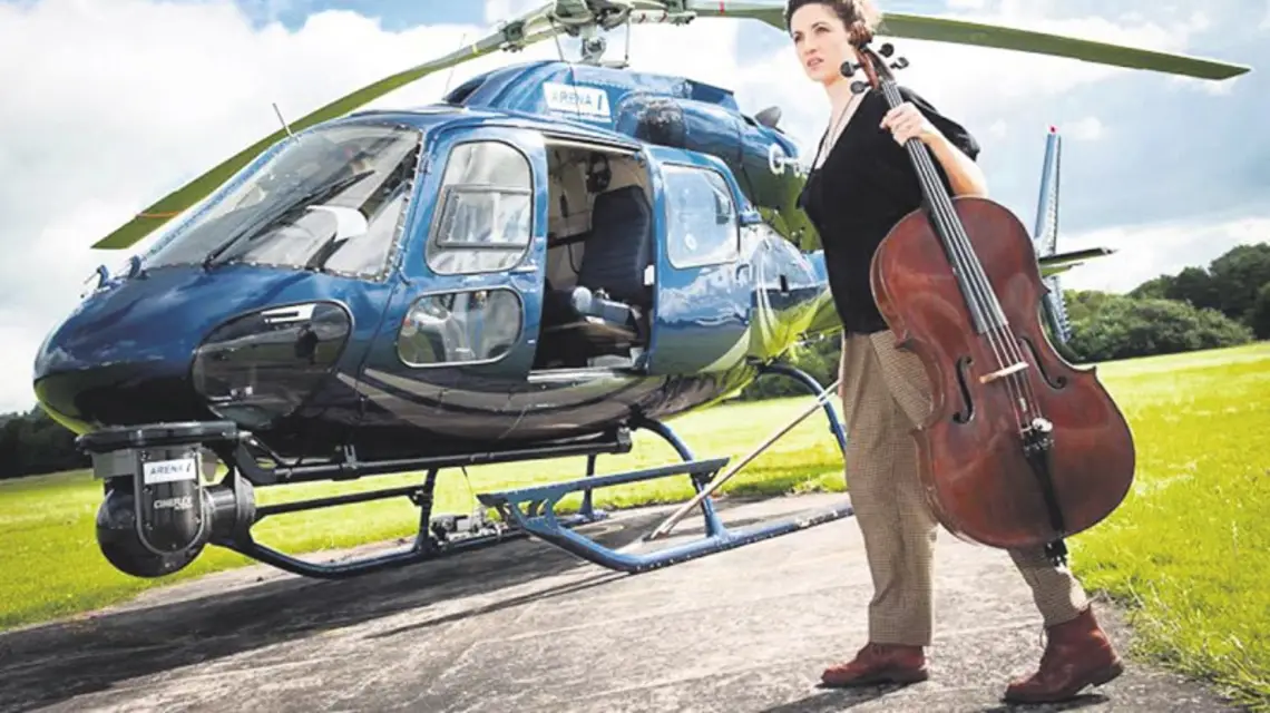 Helicopter String Quartet weźmie udział w spektakularnej inscenizacji opery Karlheinza Stockhausena w Birmingham. / Fot. Journalofmusic.com