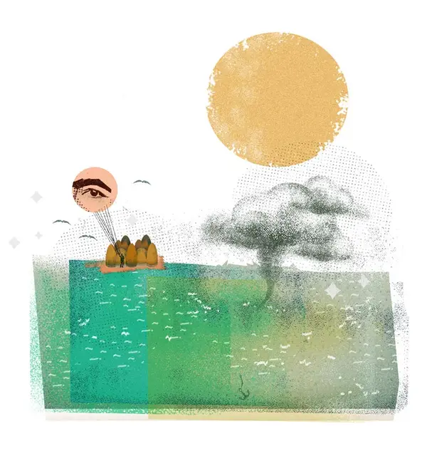  / il. Martyna Wójcik z cyklu ilustracji „Ucieczki – wyspy”. ok. 2012 r