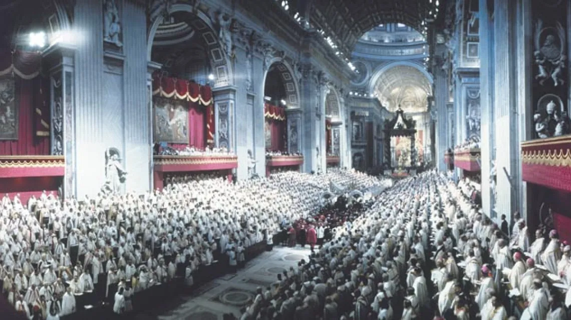 Inauguracja Soboru Watykańskiego II, 11 października 1962 r. / Fot. EAST NEWS / ALBUM
