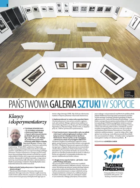Wystawa Tomasza Gudzowatego / Fot. Jurek Bartkowski / PAŃSTWOWA GALERIA SZTUKI W SOPOCIE