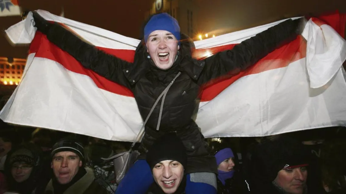 Demonstracja opozycji w Mińsku, 19 grudnia 2010 r. / Fot. Natalia Ablażiej / BELARUS PRESS PHOTO
