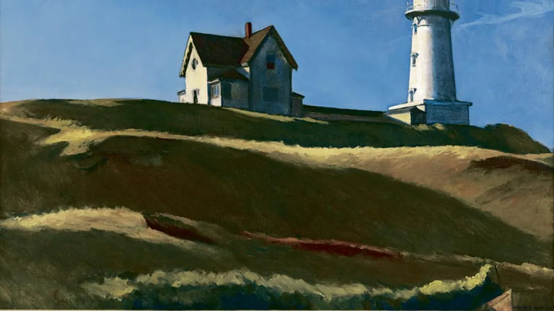 Lighthouse Hill, 1927 r. Olej na płótnie, 102x74 cm, Dallas museum of art. / 