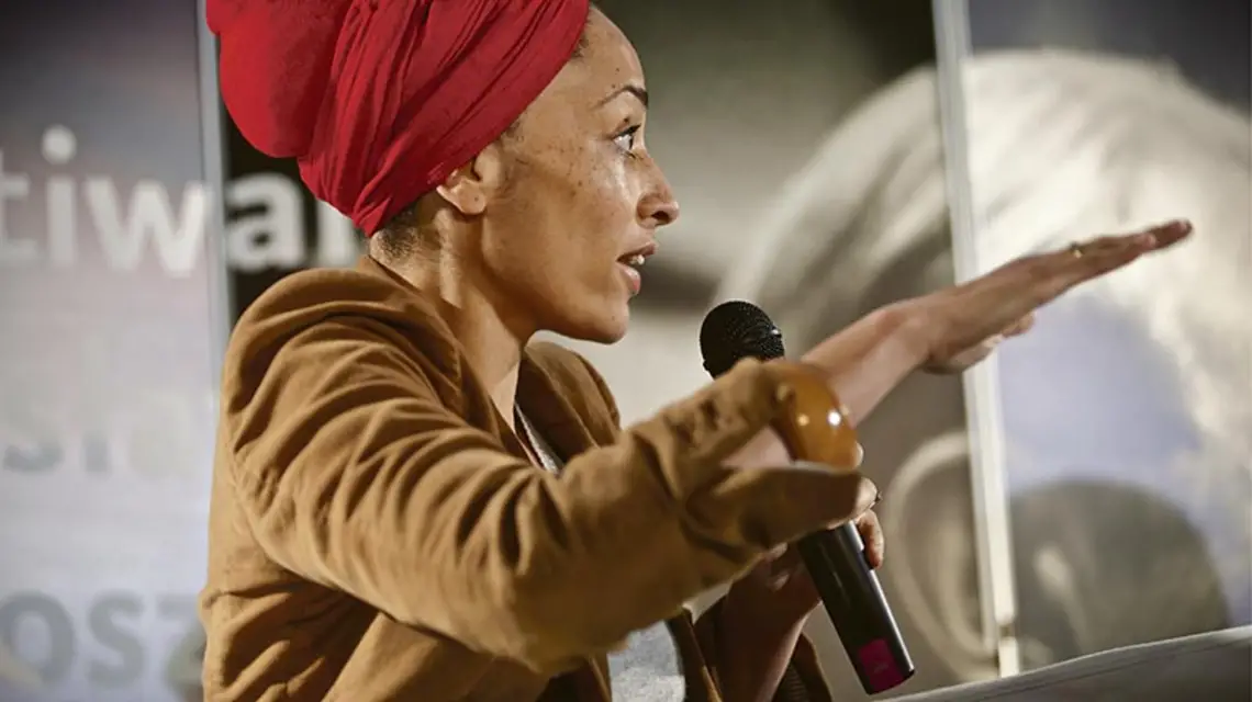 Zadie Smith, 2. Festiwal Czesława Miłosza, Kraków 2011 r. / Fot. Tomasz Wiech