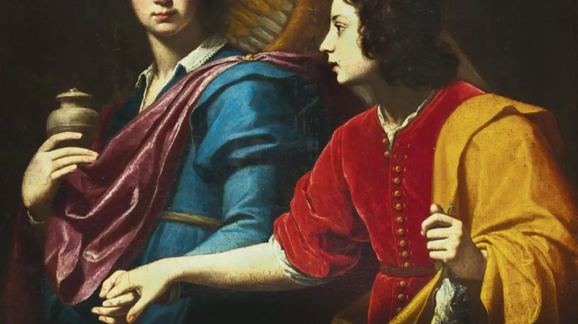 Lorenzo Lippi, „Archanioł Rafał i Tobiasz”, 2. poł. XVII w. / Fot. Muzeum Narodowe we Wrocławiu