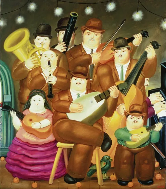 Fernando Botero „Muzykanci”, 1979 r. / Fot. CORBIS