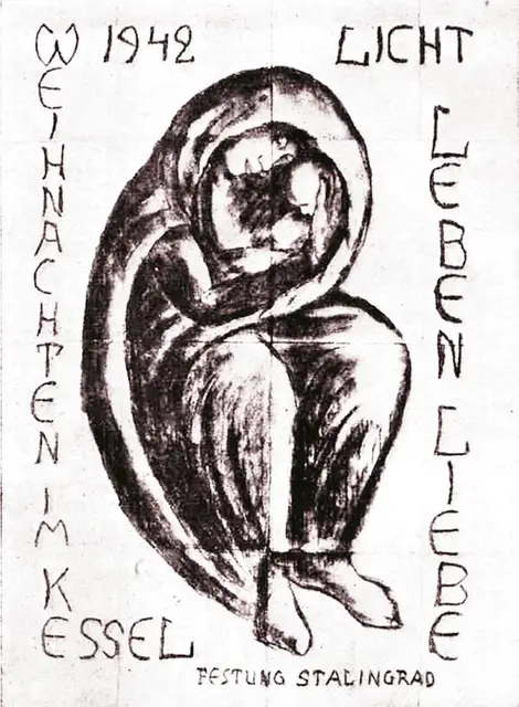 Madonna Stalingradzka, rycina z 1942 r. / Fot. Kościół Pamięci Berlin