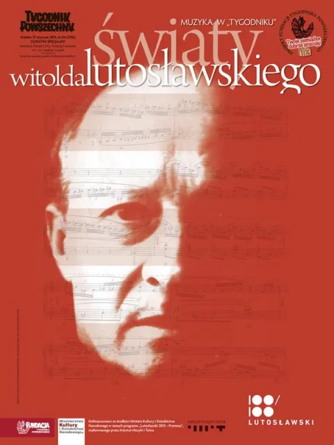 Okładka dodatku – Światy Witolda Lutosławskiego / Zdjęcie Witolda Lutosławskiego dzięki uprzejmości PWM / Bolesław Lutosławski