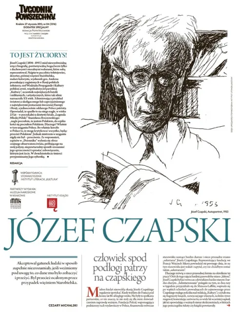 Józef Czapski, Autoportret, 1953 / Fot. Dzięki uprzejmości Stowarzyszenia Instytut Literacki „Kultura”