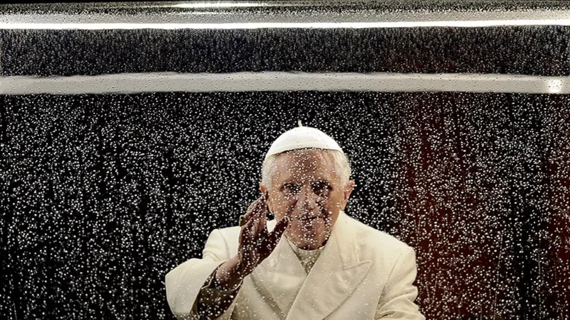 Benedykt XVI, grudzień 2009 r. / Fot. Filippo Monteforte/ AFP / EAST NEWS