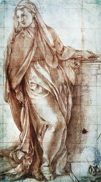 Jacopo Pontormo (1494–1557), „Nawiedzenie Najświętszej Marii Panny”, szkic do obrazu, ok. 1527 r. / Fot. Dea / G. Nimatallah / GETTY IMAGES / FPM